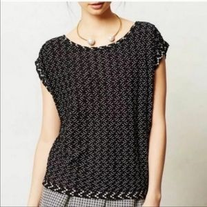 Anthropologie Postmark Textured Top